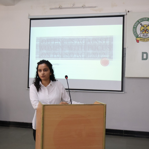 Lecture on POCSO  Act by Adv. Maitrayee Munim