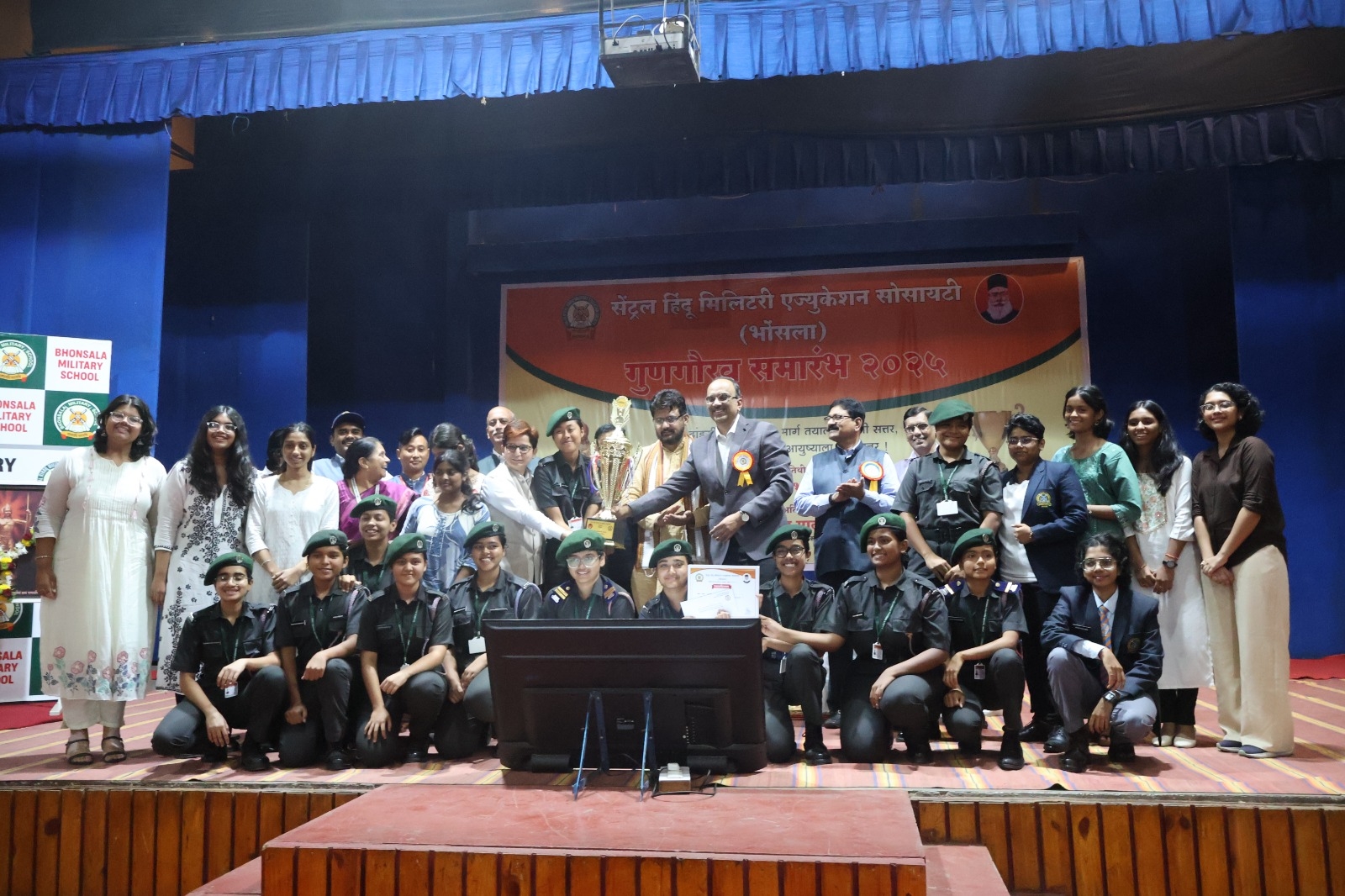 Girls Military Pipe Band- 2nd Rank National Winner for AY 2024-25