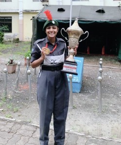 Won Gold Medal at Vayu Sainik Camp of NCC