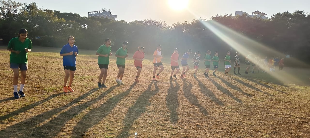Football match with Rd. Aparajita Ghosh